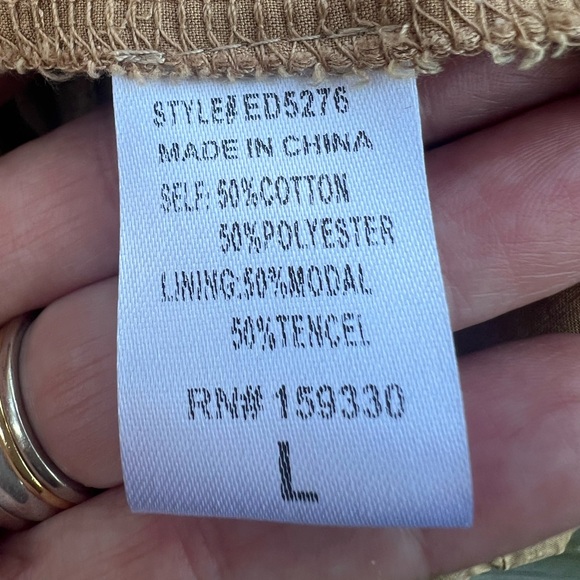 Tan Long Sleeve Mini Dress - Picture 9 of 10